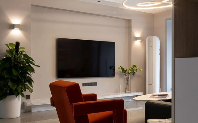 年轻夫妇的婚房，巧用红色元素，让空间既喜庆又清爽