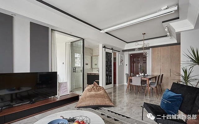 巧用木饰面和玻璃元素，打造质感又有延伸性的新家